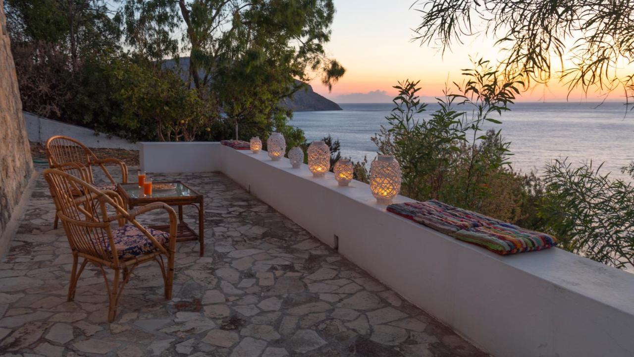 Ivi Beach Front Villa, Leros Vromolithos Luaran gambar